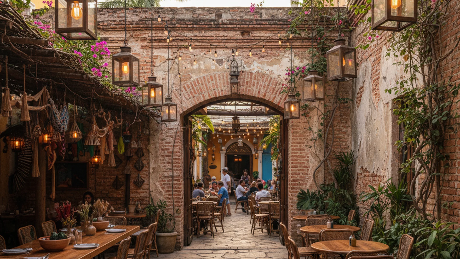 Restaurant in Getsemaní, Cartagena