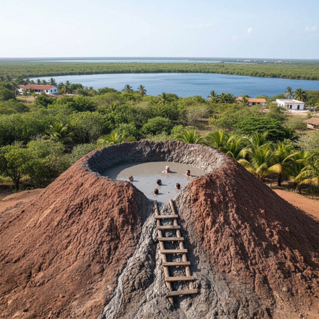 Volcan del Totumo mud volcano, Colombia